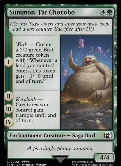 FINAL FANTASY #202 Summon: Fat Chocobo