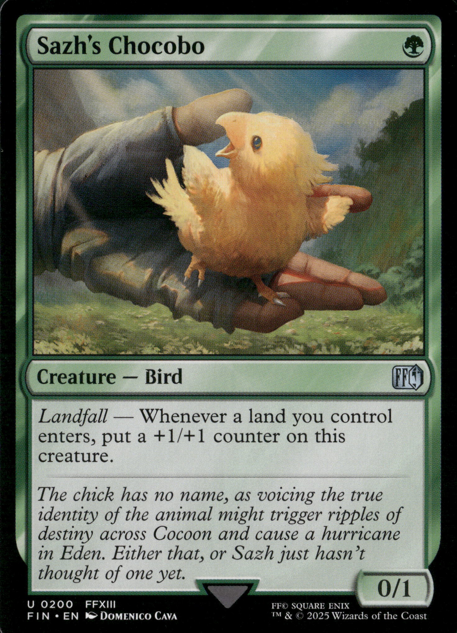 FINAL FANTASY #200 Sazh's Chocobo