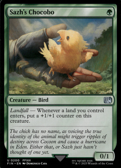 FINAL FANTASY #200 Sazh's Chocobo