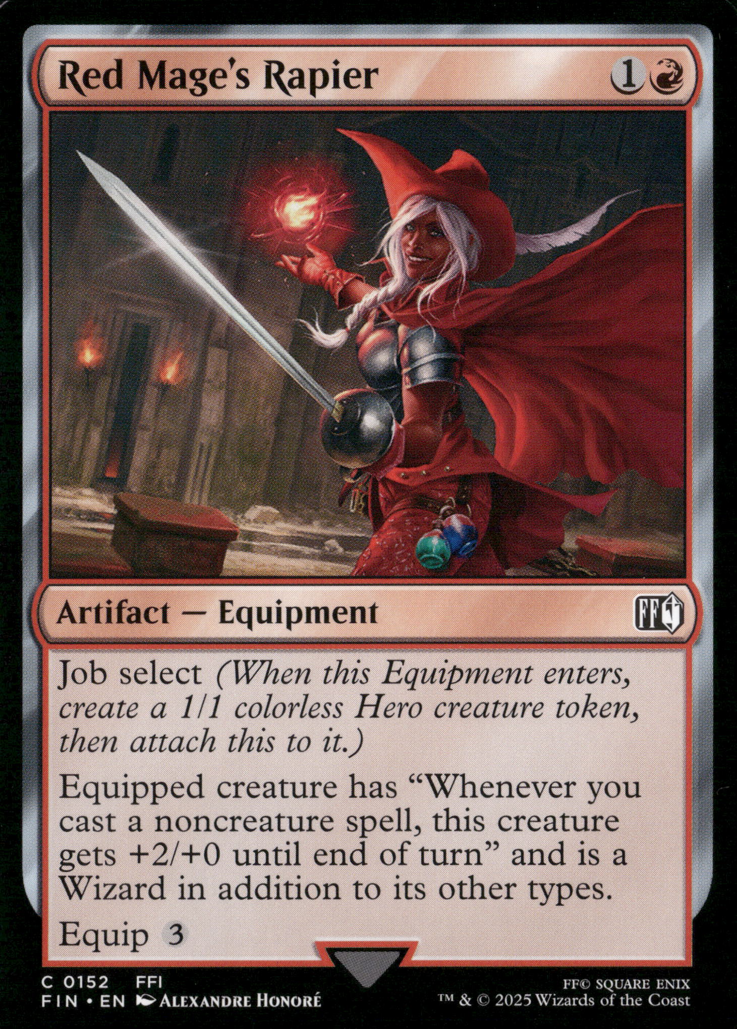 FINAL FANTASY #152 Red Mage's Rapier