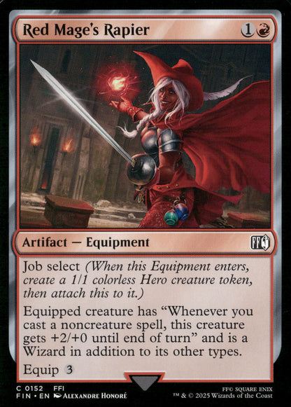 FINAL FANTASY #152 Red Mage's Rapier