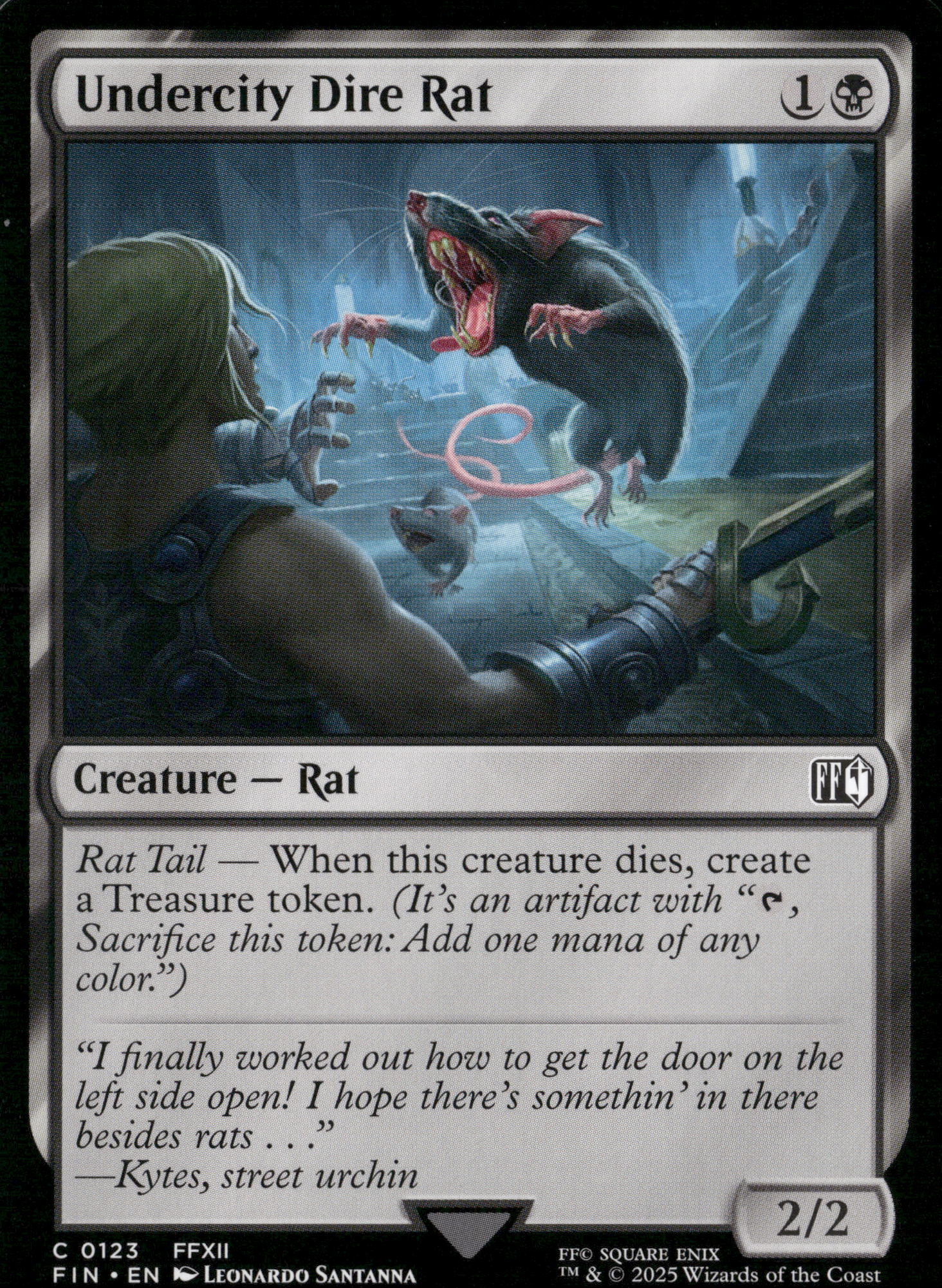 FINAL FANTASY #123 Undercity Dire Rat