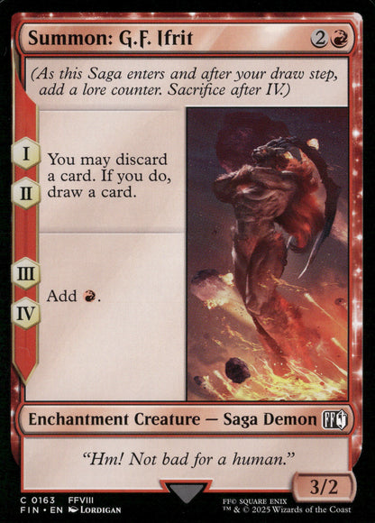 FINAL FANTASY #163 Summon: G.F. Ifrit