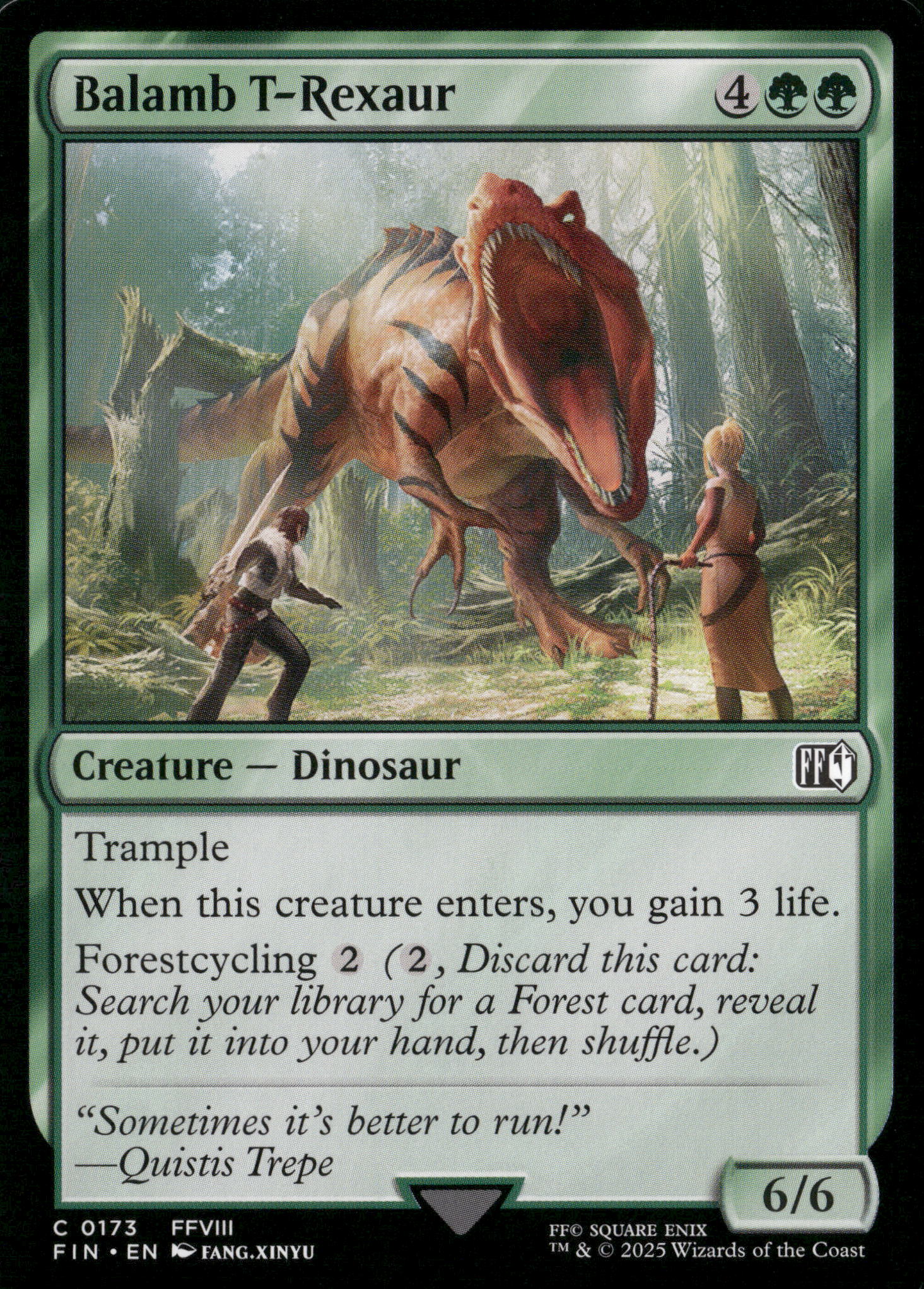 FINAL FANTASY #173 Balamb T-Rexaur