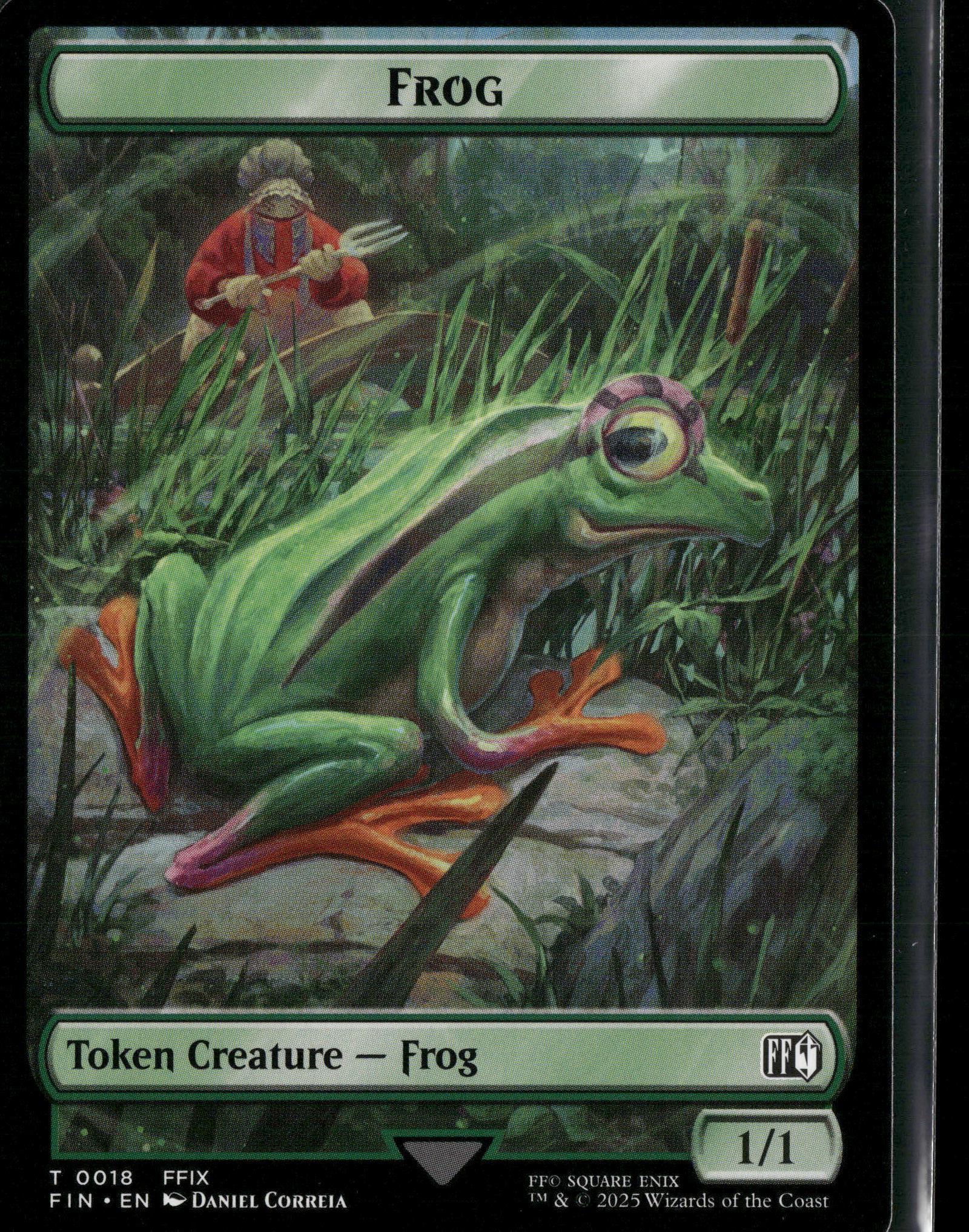 FINAL FANTASY #8 // 18 Hero (0008) // Frog Double-Sided Token