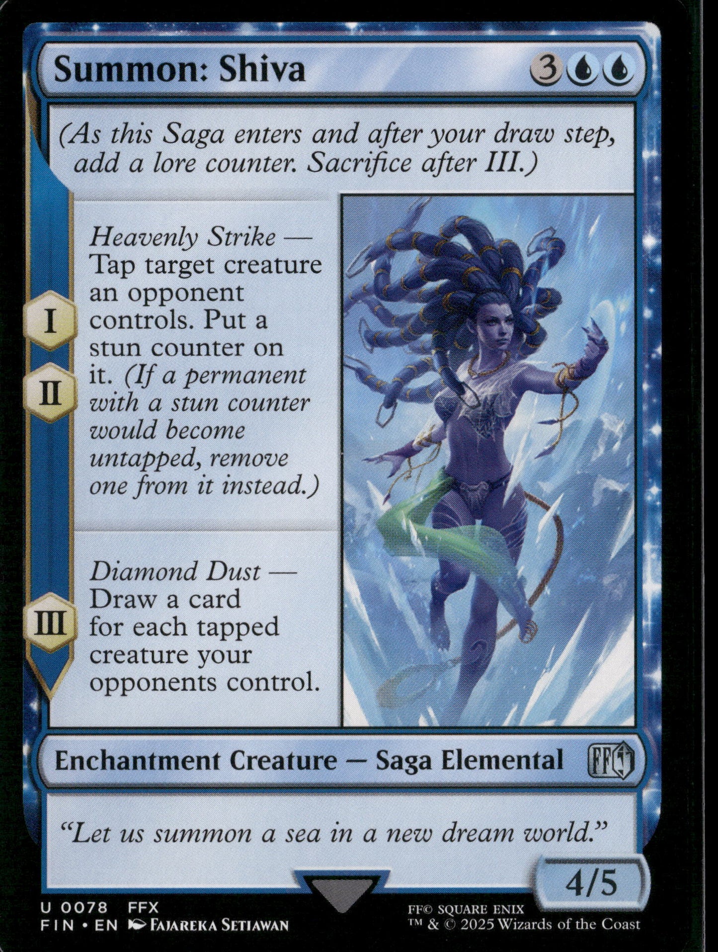 FINAL FANTASY #78 Summon: Shiva