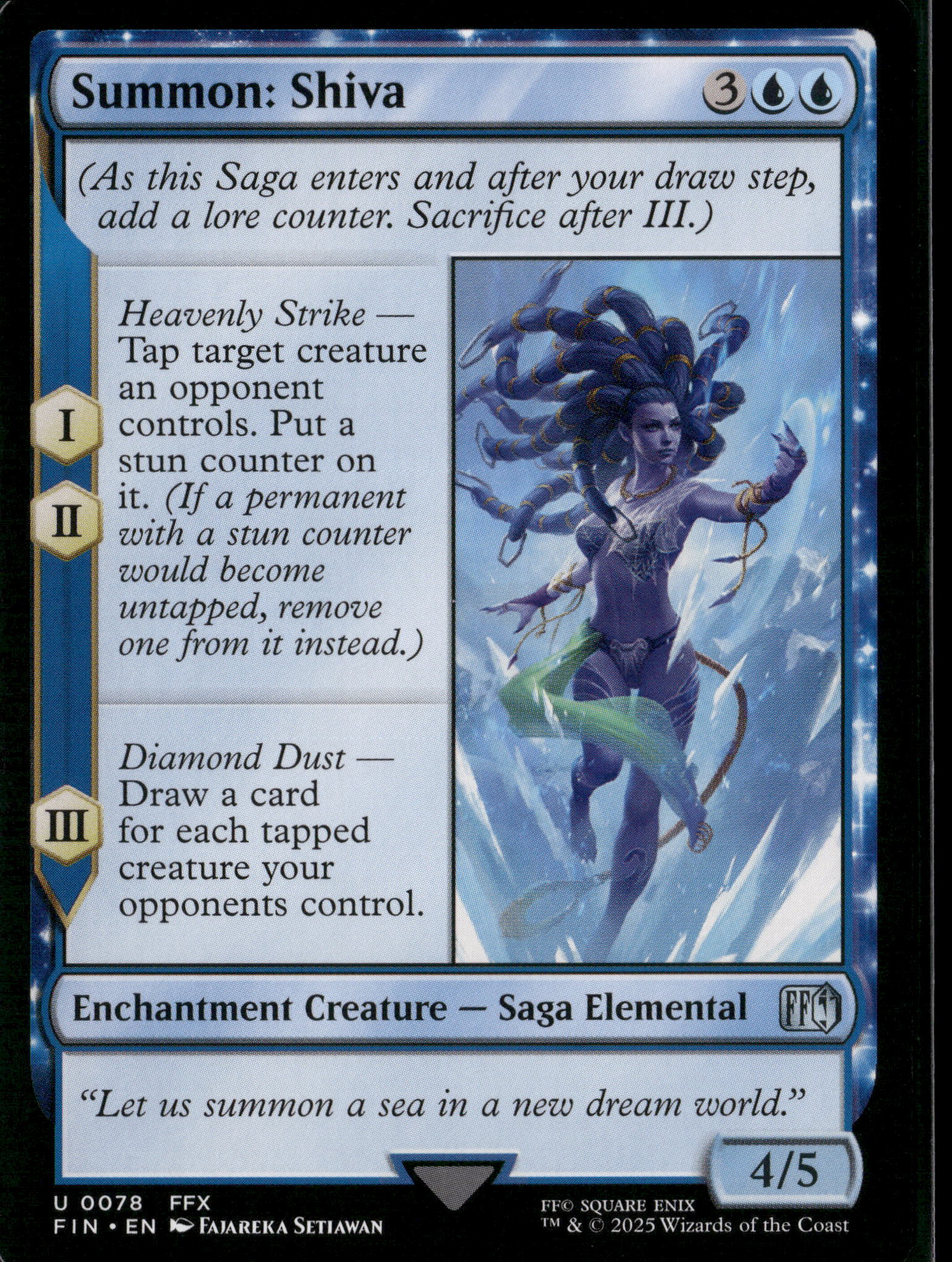 FINAL FANTASY #78 Summon: Shiva