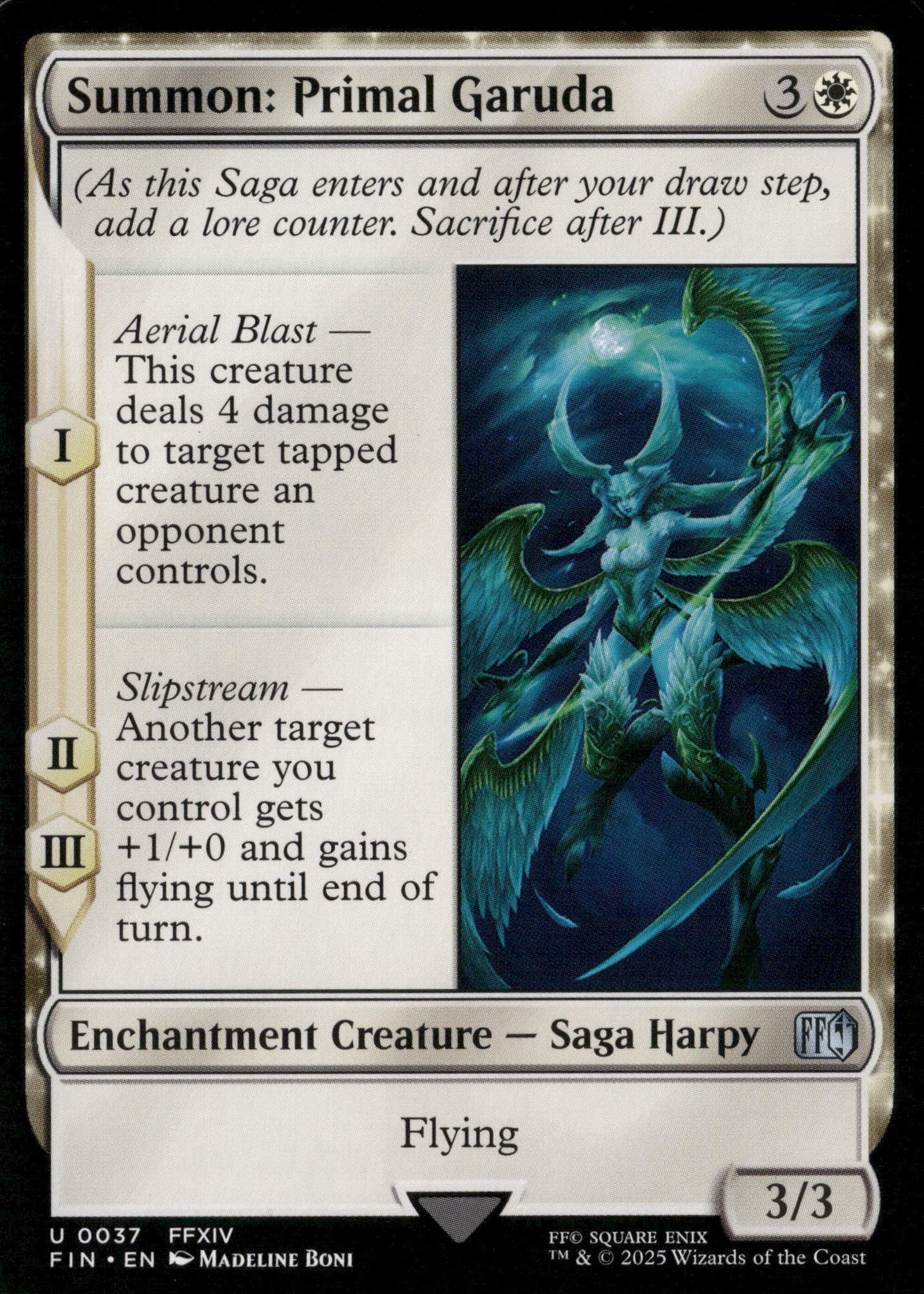 FINAL FANTASY #37 Summon: Primal Garuda