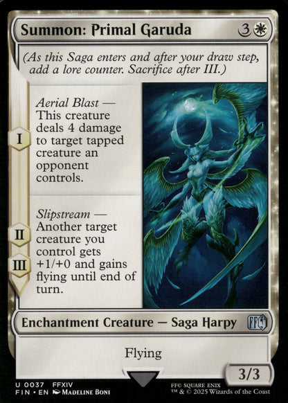 FINAL FANTASY #37 Summon: Primal Garuda