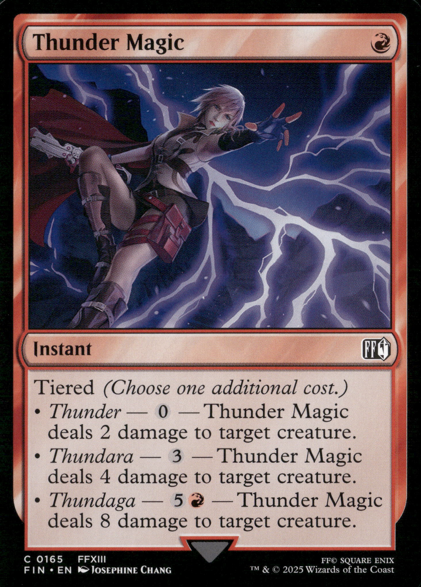FINAL FANTASY #165 Thunder Magic