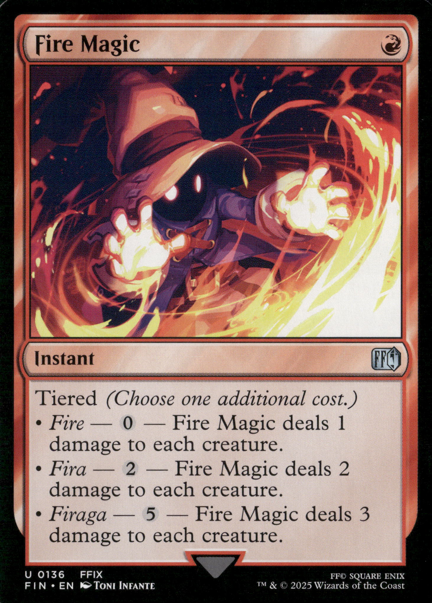FINAL FANTASY #136 Fire Magic