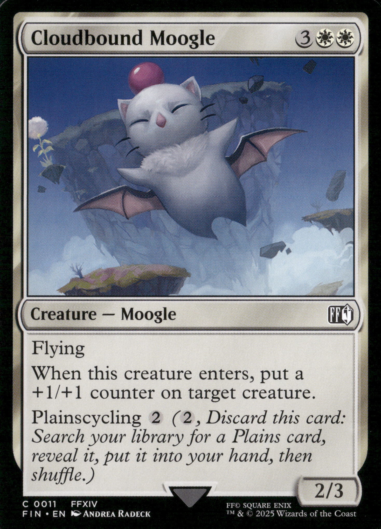 FINAL FANTASY #11 Cloudbound Moogle