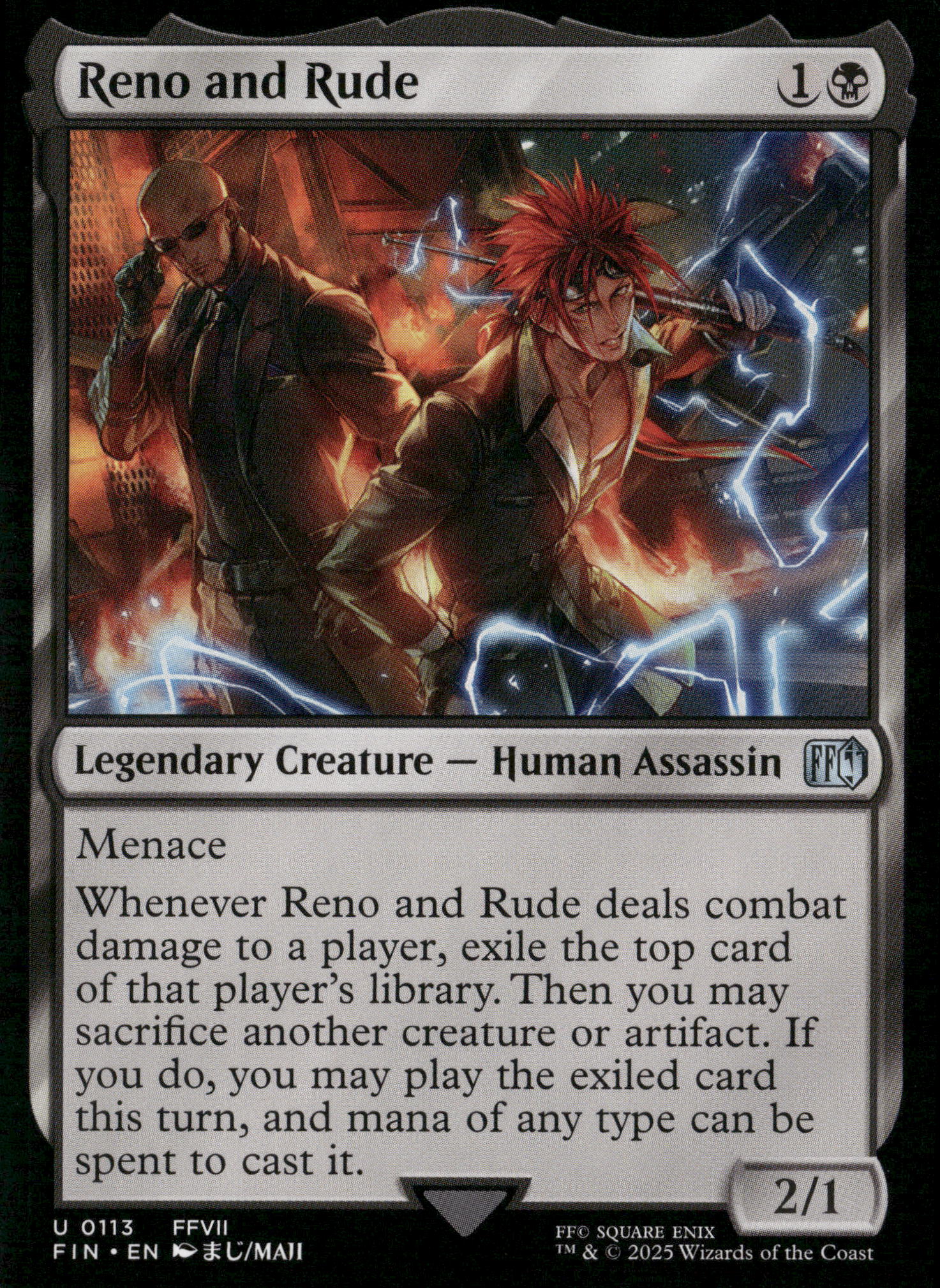 FINAL FANTASY #113 Reno and Rude