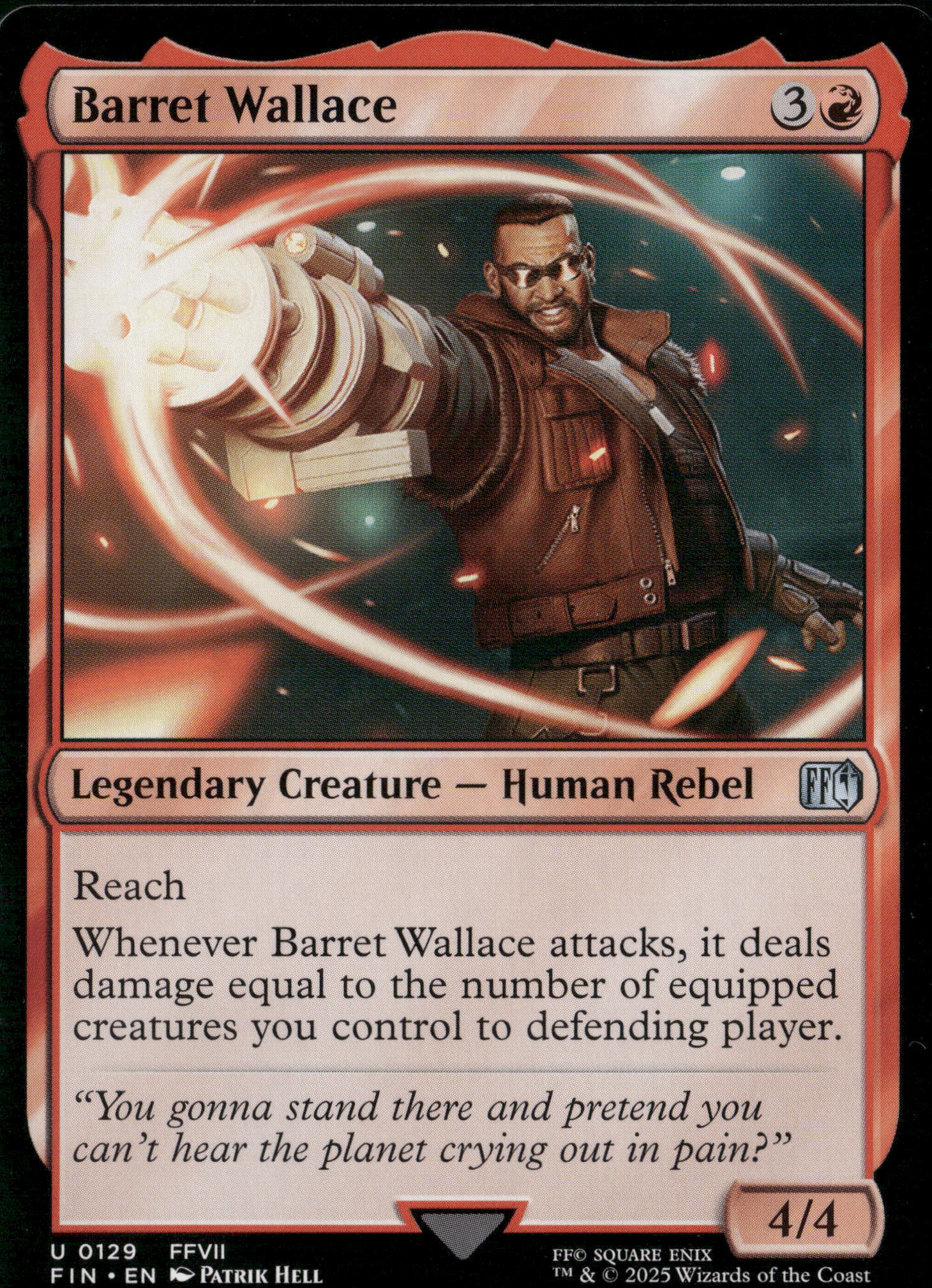 FINAL FANTASY #129 Barret Wallace