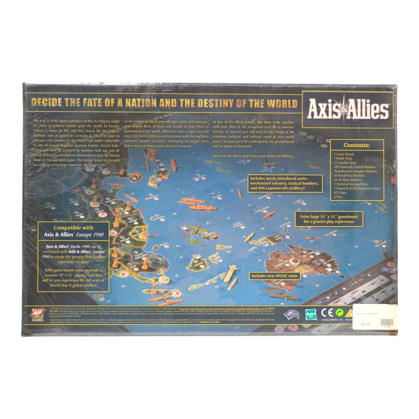 Axis & Allies Pacific 1940 Second Edition NEW