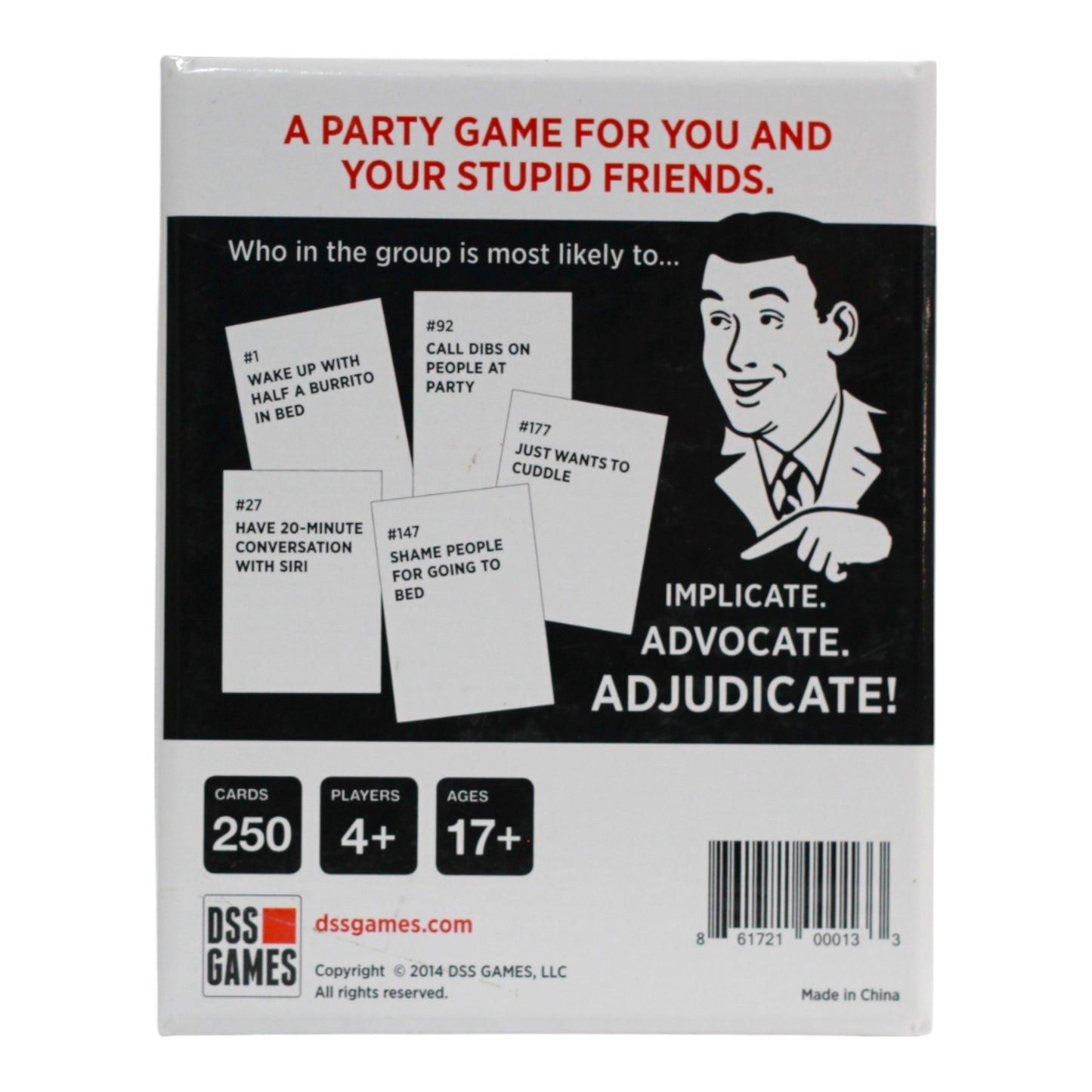 Who's Most Likely To... A Party Game, Ages 17+ USED
