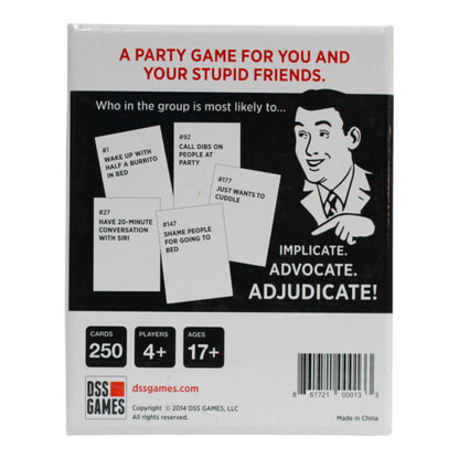 Who's Most Likely To... A Party Game, Ages 17+ USED