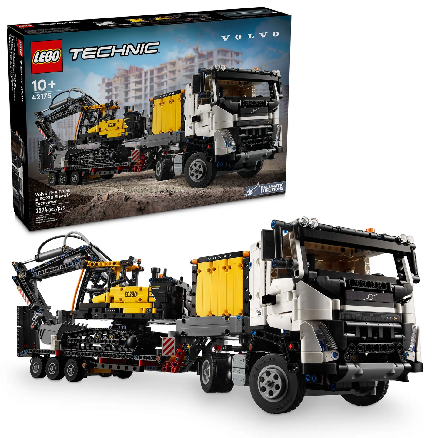 LEGO® Technic™ Volvo FMX Truck & EC230 Electric Excavator (42175)