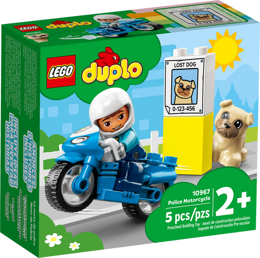 LEGO® DUPLO® Rescue Police Motorcycle (10967)