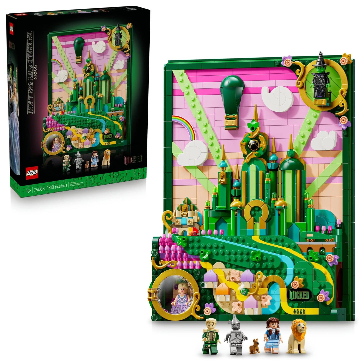 LEGO® Wicked Emerald City Wall Art (75685)