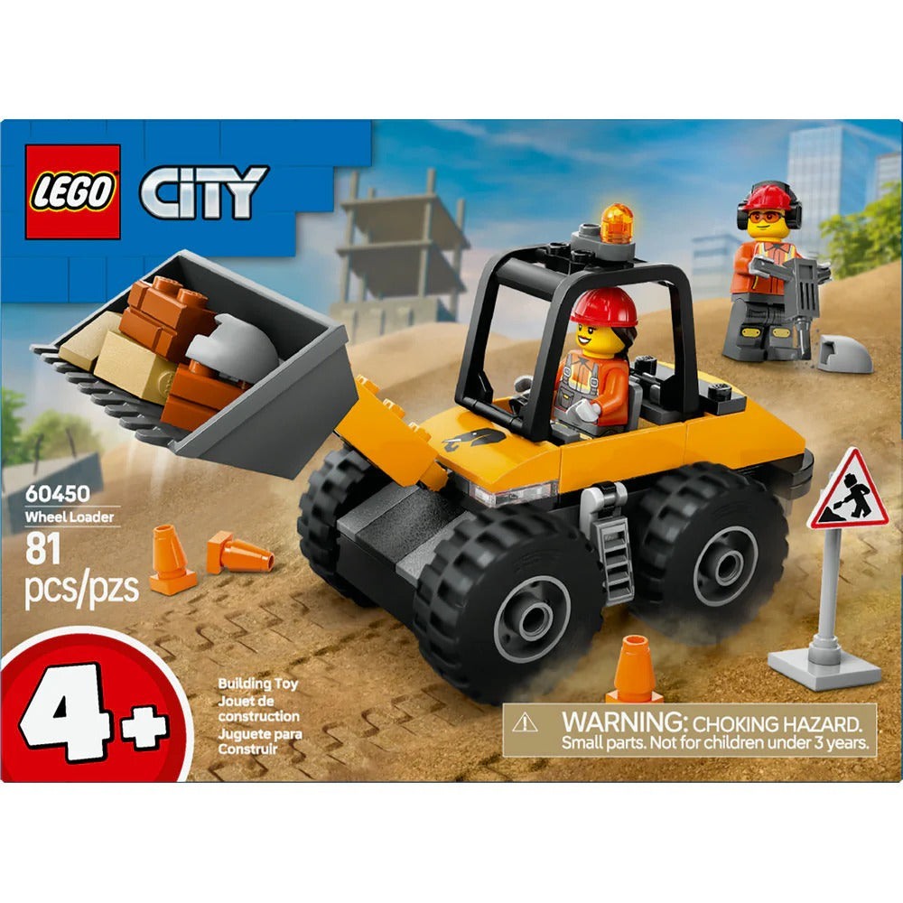 LEGO® City Yellow Construction Wheel Loader (60450)