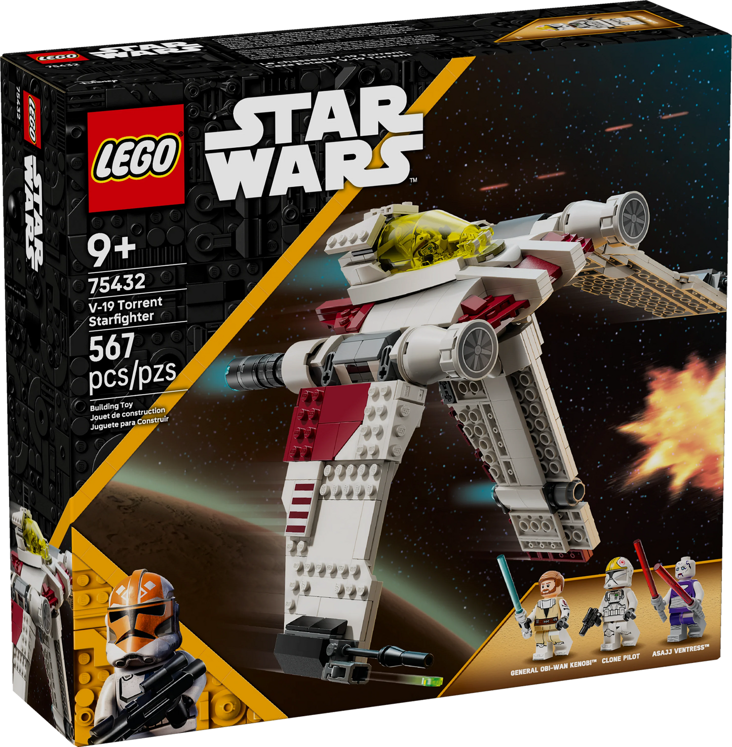 LEGO® Star Wars™ V-19 Torrent Starfighter™ (75432)