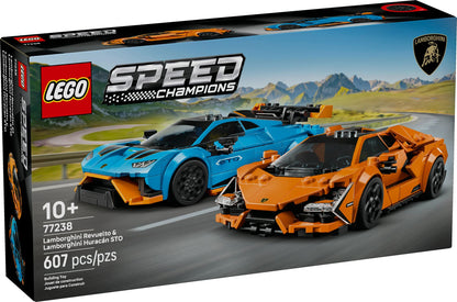 LEGO® Speed Champions Lamborghini Revuelto & Huracán STO (77238)