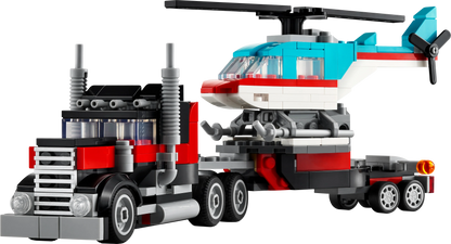 LEGO® Creator 3in1 Flatbed Truck with Helicopter (31146)