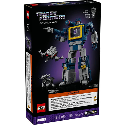 LEGO® Icons Transformers: Soundwave (10358)