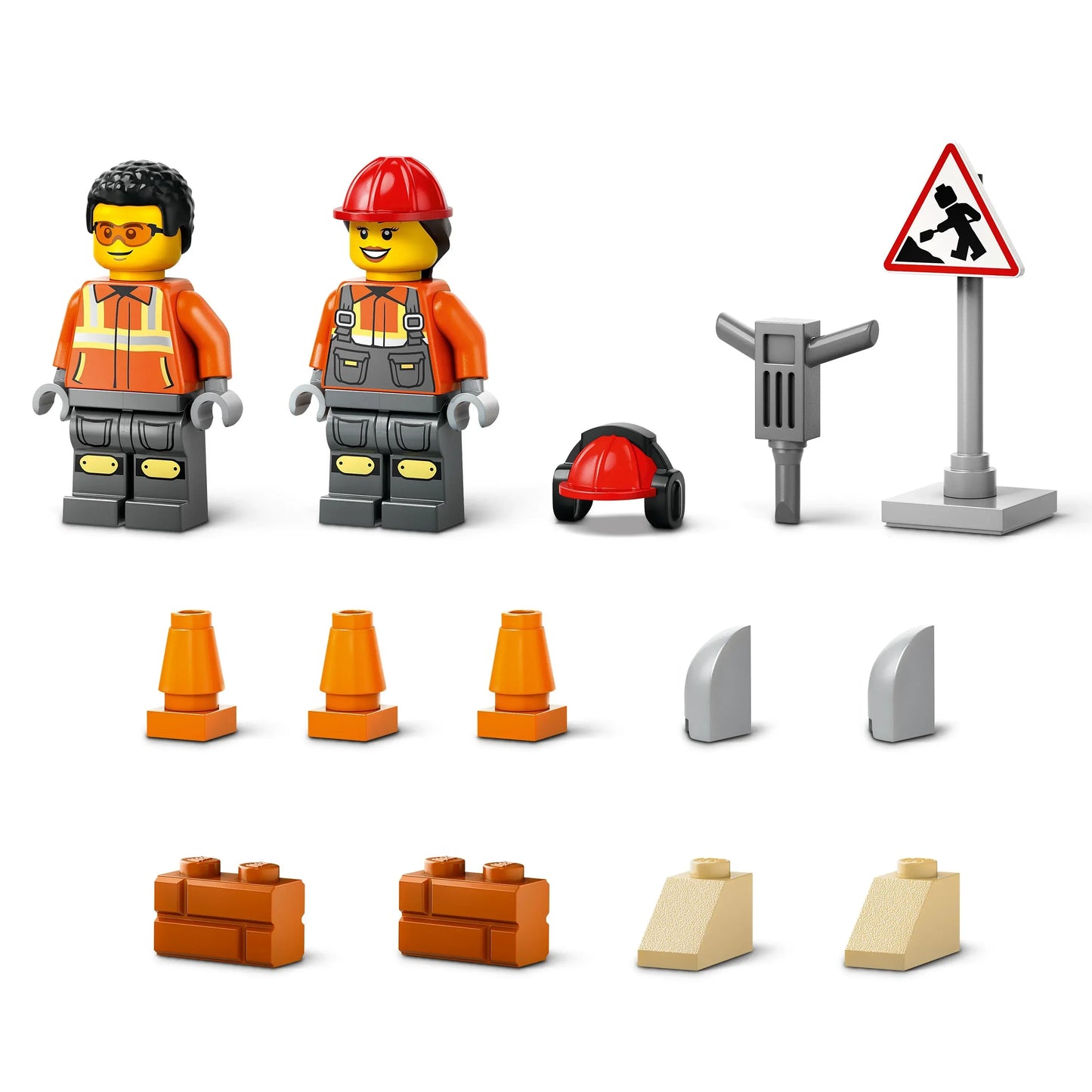 LEGO® City Yellow Construction Wheel Loader (60450)